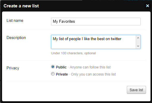 Twitter Qrt List Example Twitter Guide For Dummies part2 → TechThatWorks