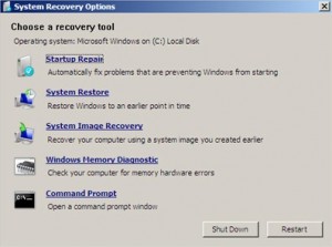 System Recovery Options