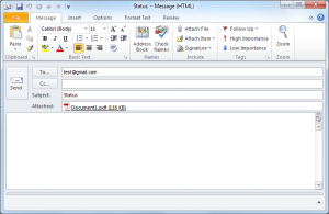 New Outlook Message