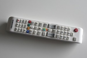 White Samsung Remote