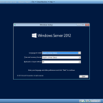 Installing Windows server 2012 part1