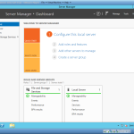 Server Manager Dashboard in Windows server 2012