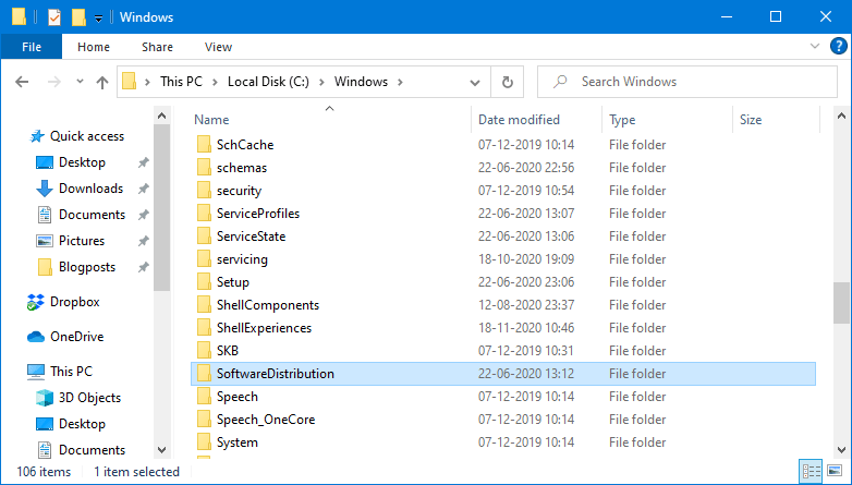 change windows 10 update download location