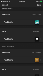 Controlling the Hue Motion Sensor