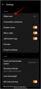 OnePlus 13 - Camera Settings